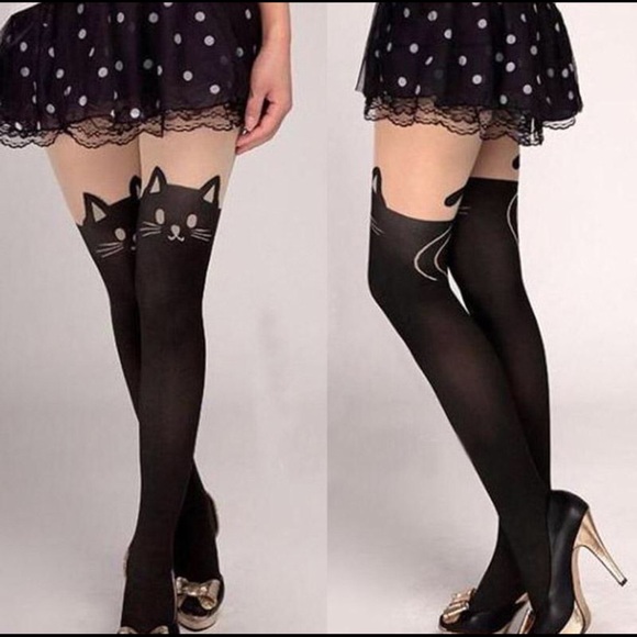 Accessories - Adorable Cat Stockings XS/S